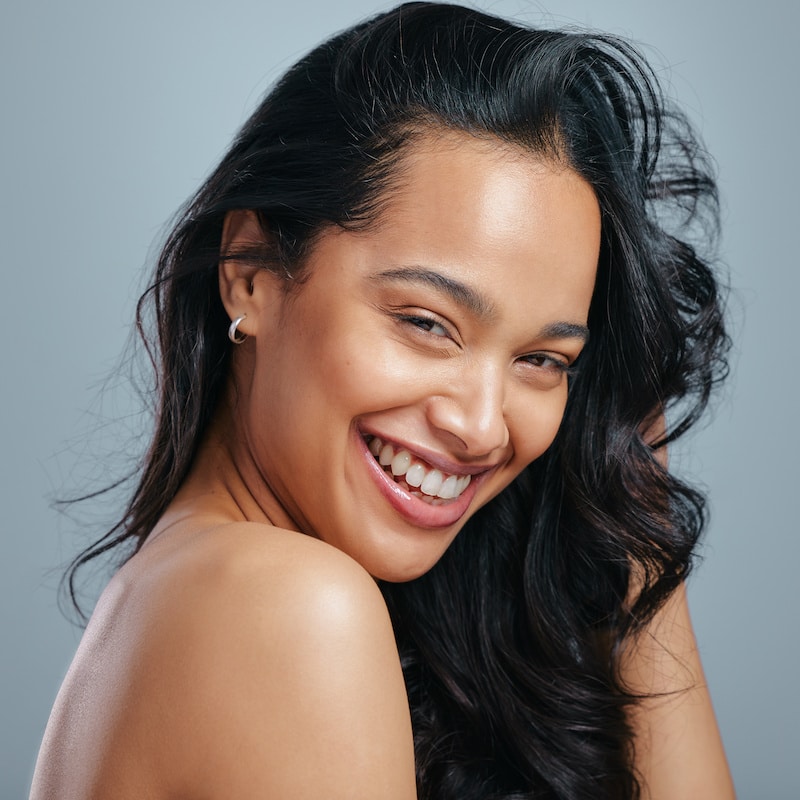 beautiful happy young woman