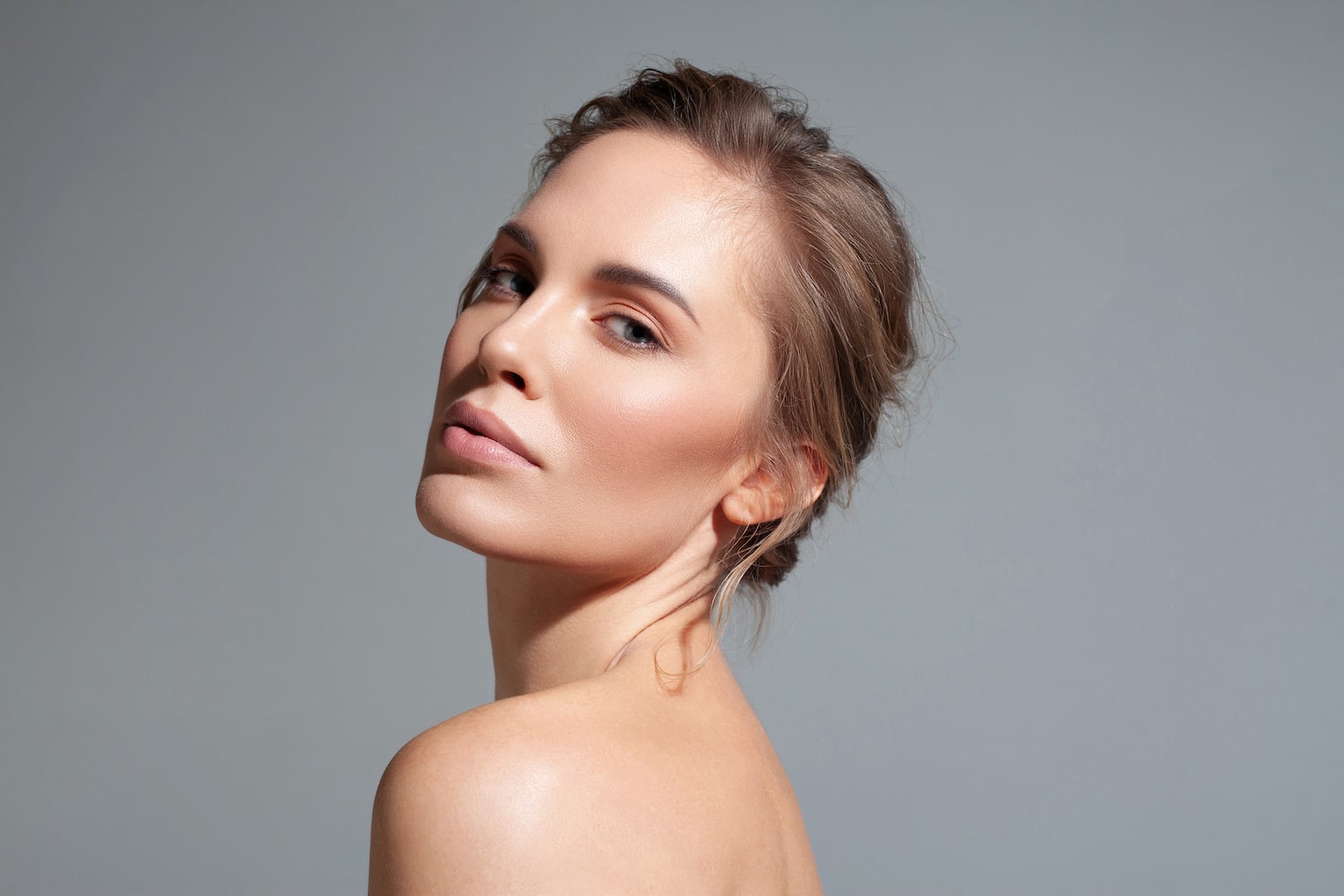 beautiful woman with lovely skin