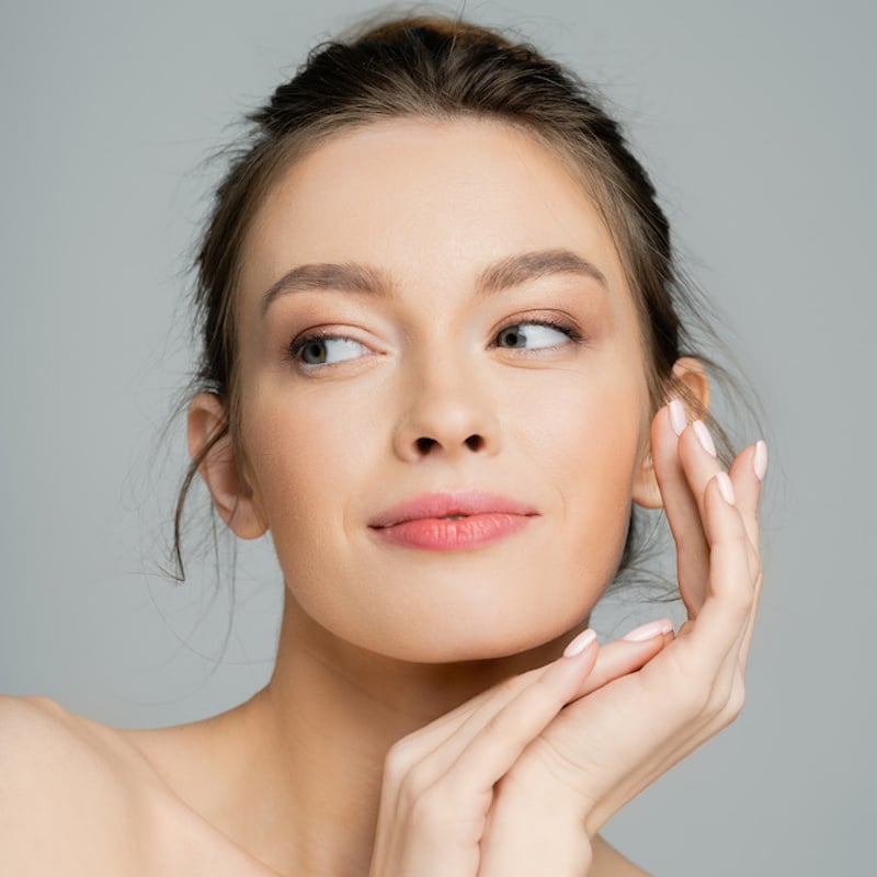 beautifully natural young woman