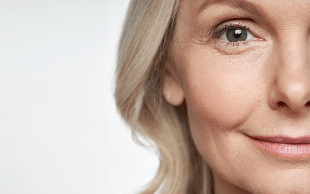 mature woman with a soft smile